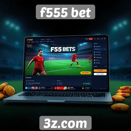 Usabilidade e design do site f555 bet